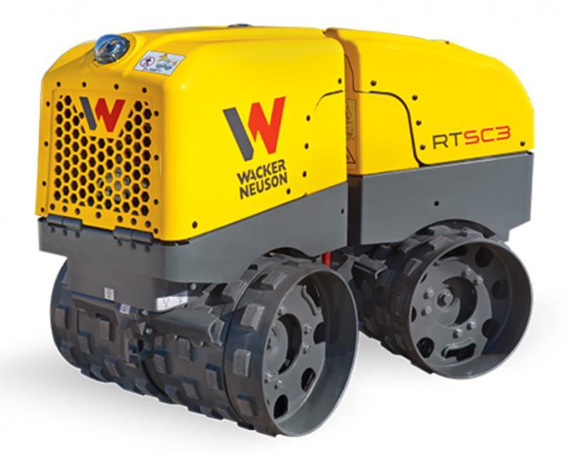 Rolo compactador de controle remoto